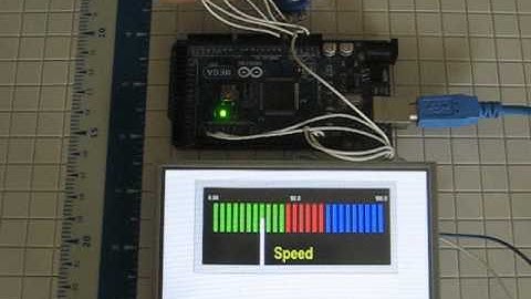 JP Serial TFT LCD Display module Meter2 Function test for 5" 480x272 LCD