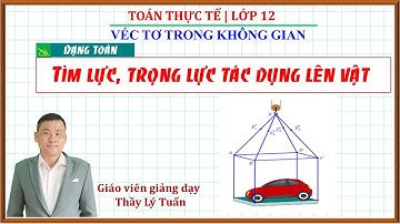 Toán thực tế véc tơ trong không gian| Tính lực, trọng lực tác dụng lên vật