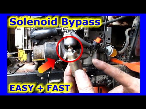 Bypass Fuel Solenoid - Riding Lawn Mower Fuel Problem Disabling - NO START FUEL SHUT OFF LEAKING