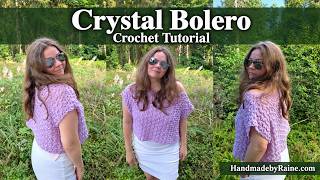 How to crochet Crystal Bolero 🔮