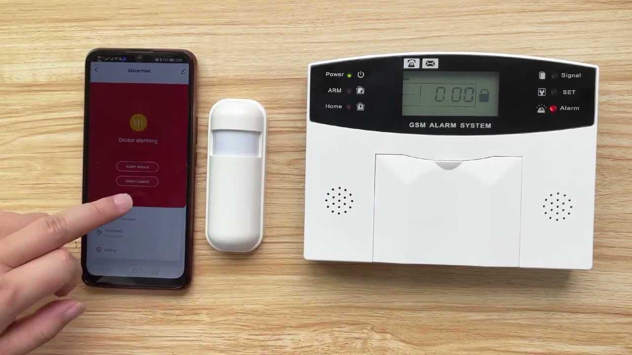  Alarma SMS, Wireless GSM Mini 8 Ch Sistema de alarma de  seguridad para el hogar, diseño inteligente y alarma SMS inalámbrica  Soporte de llamada SMS Texto personalizado : Todo lo demás