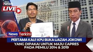 🔴[LIVE] PERTAMA KALI! KPU BUKA IJAZAH JOKOWI SAAT MAJU CAPRES DI PEMILU 2014 \u0026 2019 (09/02)