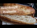 Sourdough Baguette // how to achieve open crumb baguette // sourdough series