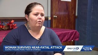 'He kept telling me I'm not leaving': Fayette County woman recovering after violent attack in home