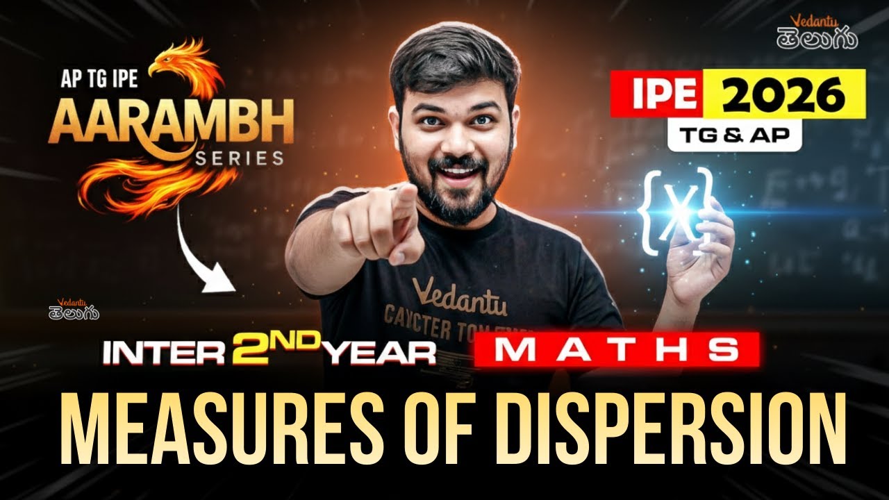 Measures of Dispersion IPE 2A | 9 Marks Pakka | Gunshot Questions for Inter 2nd Year Maths 2A