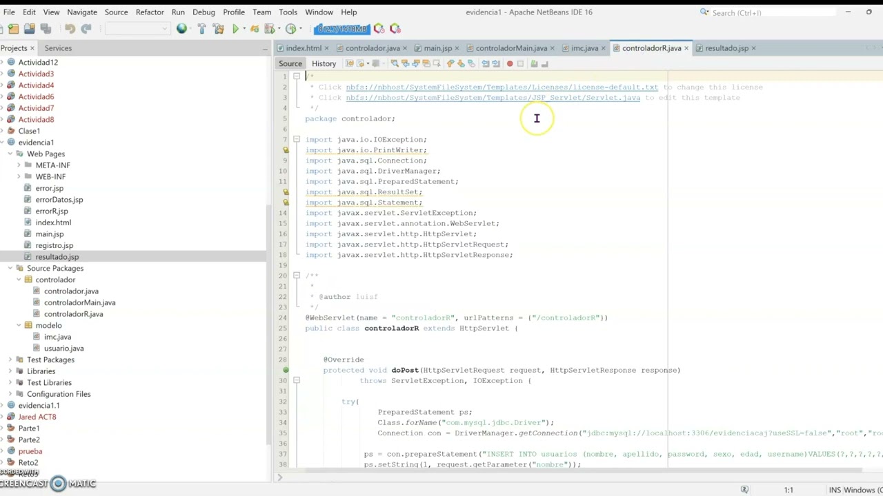 Evidencia final de computación avanzada en java