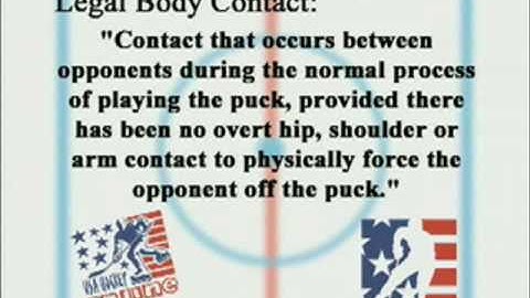 Body Contact For Non-Check Hockey Part 1