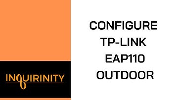 Configure TP-Link EAP110 Outdoor