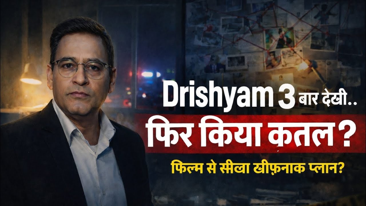 Drishyam 3 बार देखी… फिर किया क़त्ल? | Real Crime Inspired Story
