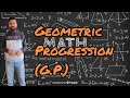 16 oct 2023|| 11th Maths live class everyday|| geometric progression || cenage , kc sinha for jee