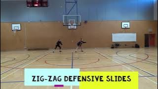 FOOTWORK: Zig-Zag Defensive Slides