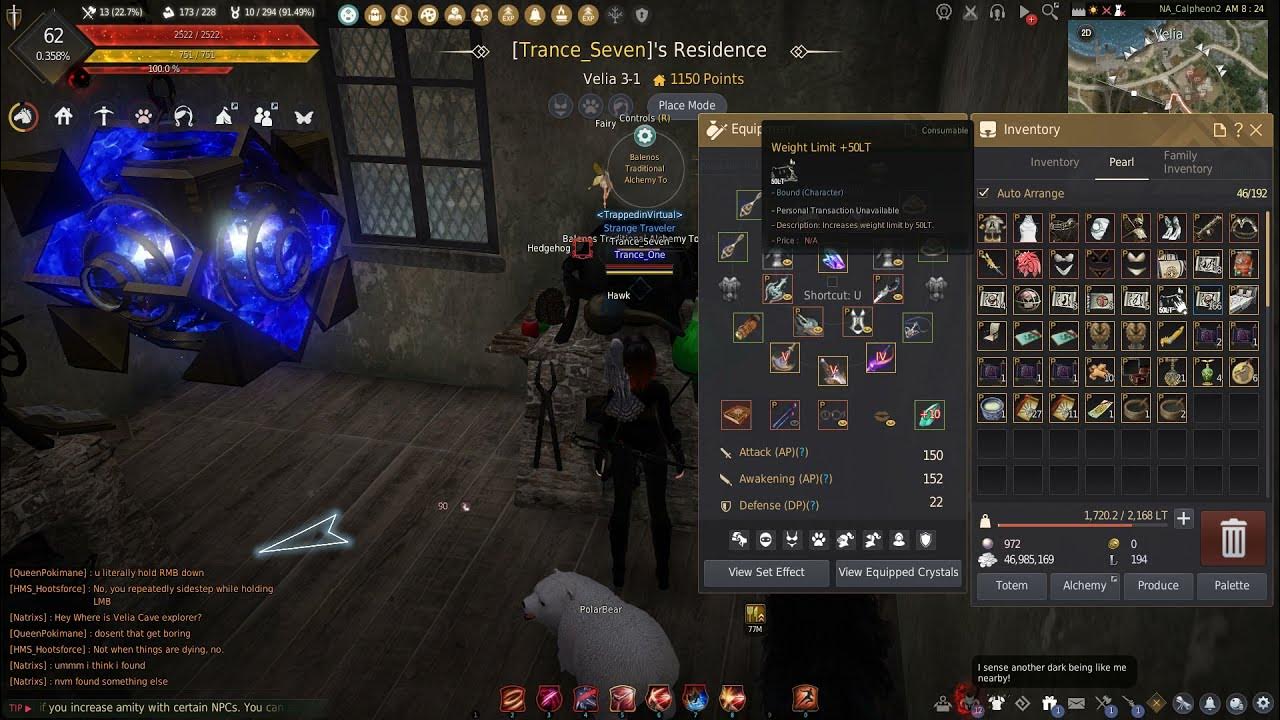 BDO Character Weight Limit Bug YouTube