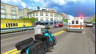 City Traffic Moto Rider - Android Gameplay HD screenshot 1