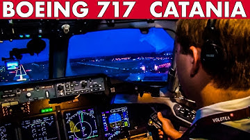 Piloting BOEING 717 into Catania