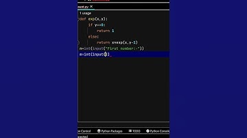 Exponentiation Using Recursion in Python