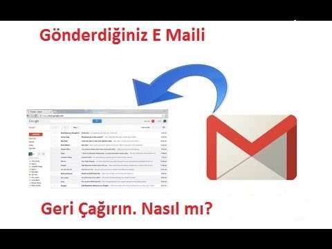 Gmail'de Gönderilen Maili Geri Çekme