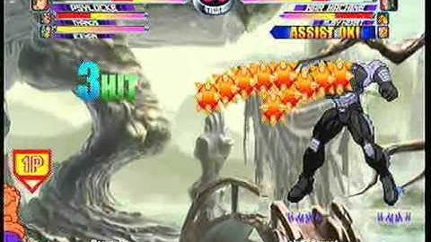 MvC2 Online (360): Brett (Psy/Tha/Ice) vs useleSSSavant (WM/Ruby/Son) 39 .:1.12.11:.