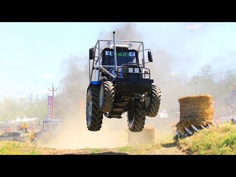 Гонки на тракторах  "Бизон-Трек-Шоу" / Tractor racing  "Bizon-Track-Show"