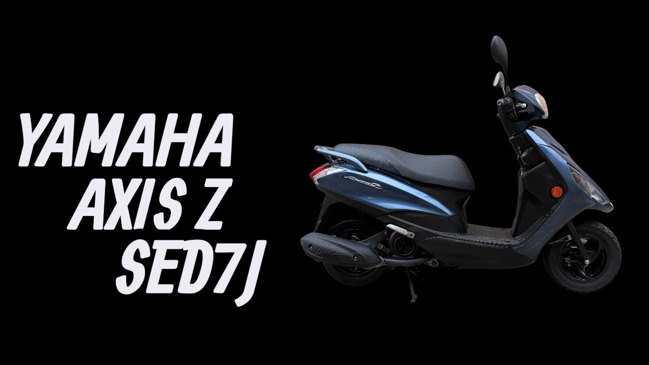 『sold out』ヤマハ　アクシスZ (SED7J) セル一発　実走行20552km YAMAHA ヤマハ アクシスZ SED7J 紺色 始動 - YouTube