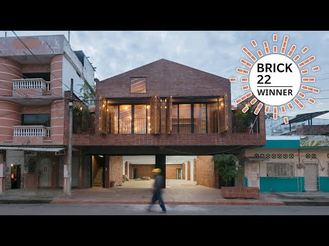 Video: Brick Facade Rabbit Residence von LENS'ASS architecten