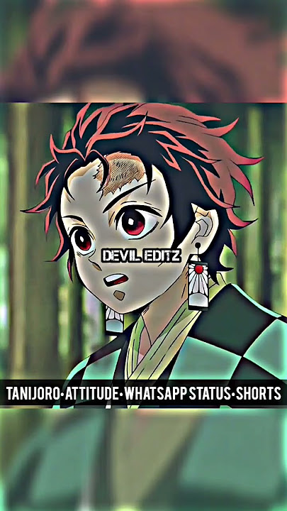 TANJIRO ATTITUDE STATUS 👿 @worldofryuga #anime #demonslayer  #attitude #shorts.