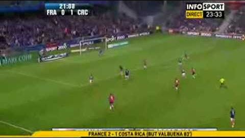 France - Costa Rica 2-1 Goals & Highlights
