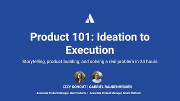 Atlassian Product 101: Ideation to Execution - Hackathon Workshop