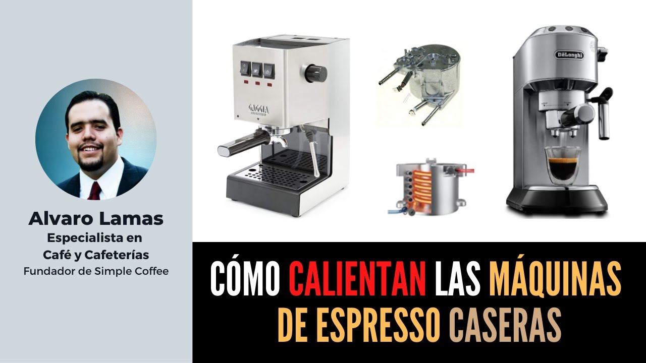Cómo calientan las máquinas de espresso caseras - YouTube