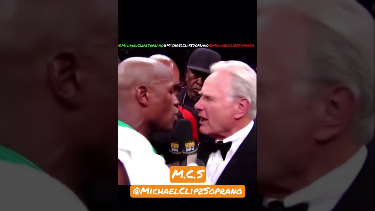 Floyd Mayweather Cracks Victor Ortiz And Tells Larry Merchant You Don T Know S About Boxing 