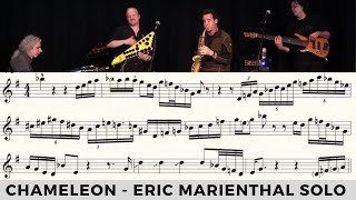 Eric Marienthal - "Chameleon" Alto Saxophone Solo Transcription