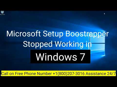 How to Fix Microsoft Setup Bootstrapper has Stopped Working in Windows 7