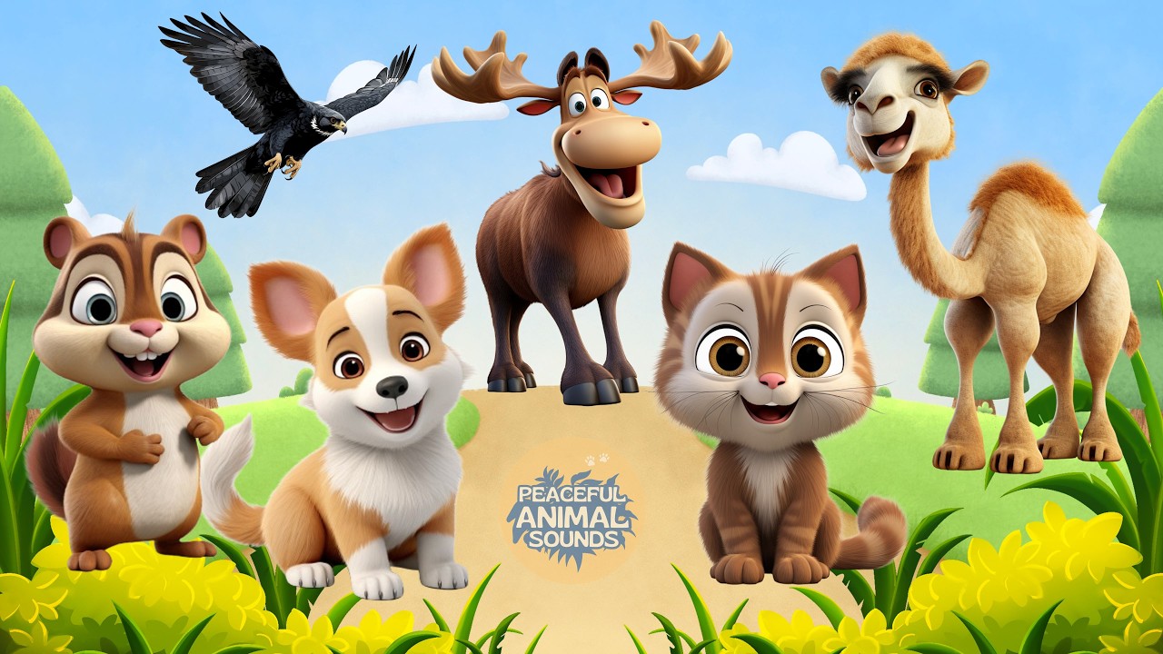 Happy Farm Life: Turtle, Crocodile, Alligator, Lizard, Snake, Frog, Shark, Octopus - Animal Sounds