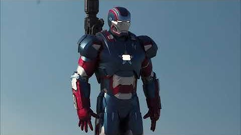Ironman patriot 3d model preview