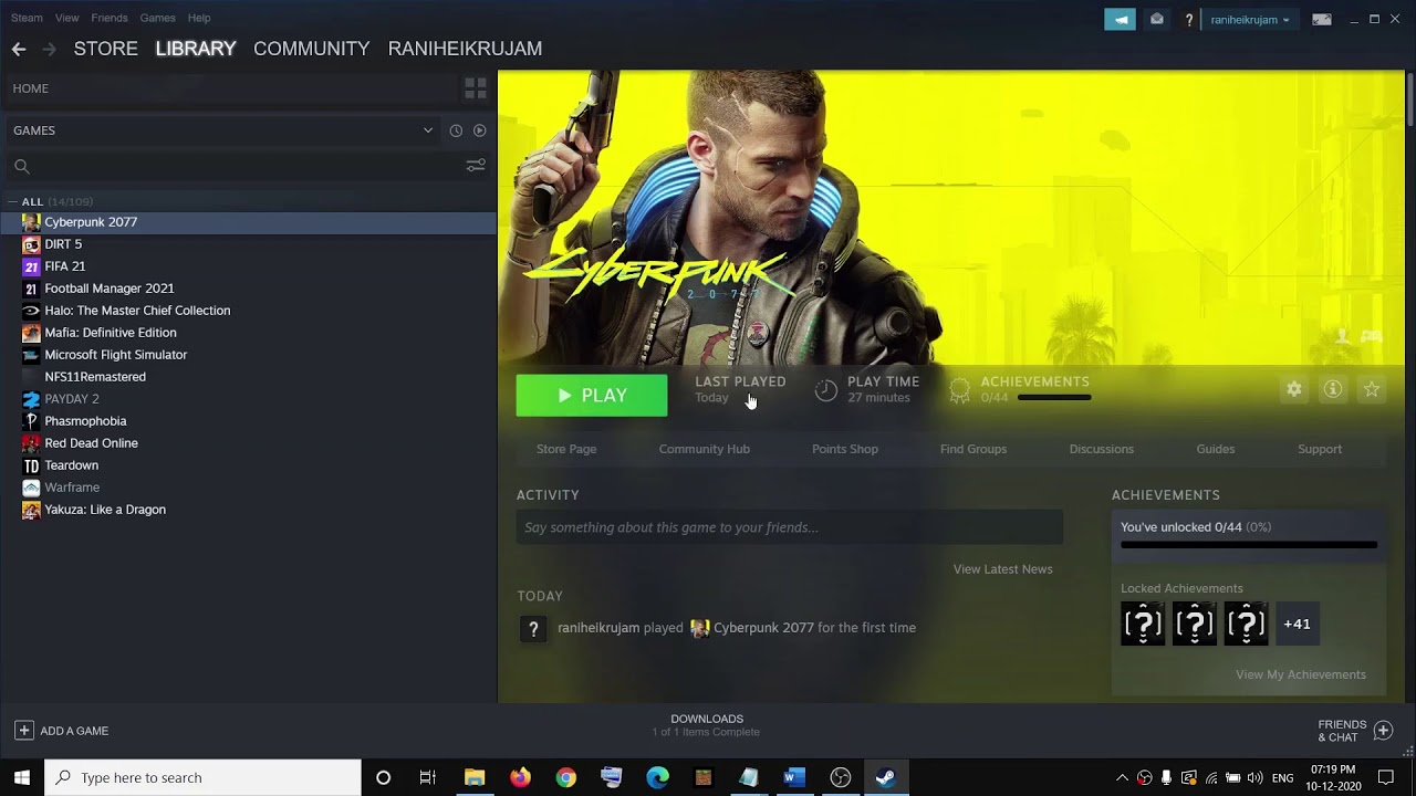 Cyberpunk 2077 on Steam