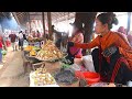 Oudong Hillside Food Market In Cambodia