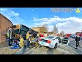 Street Racer Flips School Bus With 23 Kids Inside