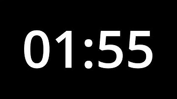 1 MINUTE 55 SECOND TIMER - No Sound - Full HD 1080p - COUNTDOWN - 115 SECOND