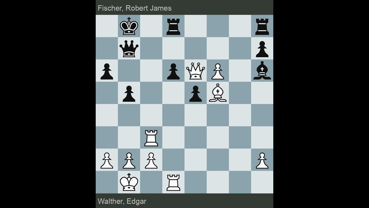 Zuerich 1959 | Walther vs Fischer | Round ?