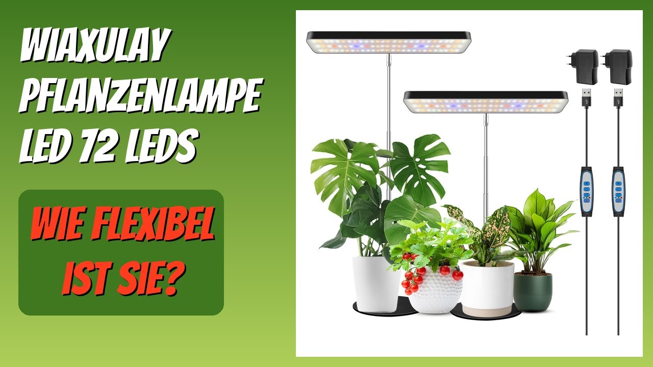 BEWERTUNG (2026): Wiaxulay Pflanzenlampe LED 72 LEDs. Infos