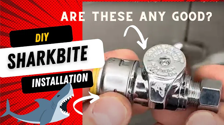 DIY Installing Sharkbite Max Valve on Copper Piping In Place of Sweated Angle Stop Valve for Toilet