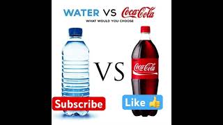 Water vs coca cola #shorts #youtubeshorts