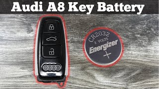 2019 - 2021 Audi A8 Remote Fob Key Battery Change - How To Remove Replace Audi A8 Key Batteries