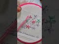 handkerchief embroidery design #handembroidery #flowers #trending