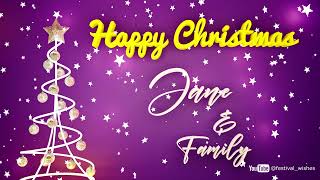 Jane #Christmas #special #video #wish Happy Christmas song - Happy Christmas wishes to you