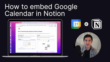How to embed Google Calendar in Notion