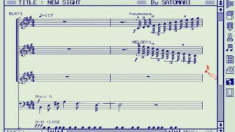 MUSIC PRO-68K - DEMO SONG - NEW SIGHT - SATOMARI