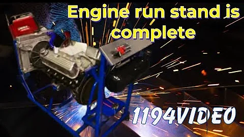 Engine run stand to test your build before installation