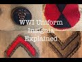 WWI Uniform Insignia Explained