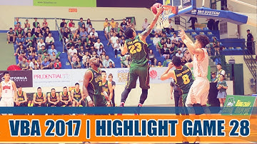 Highlight VBA 2017 || Game 28: Cantho Catfish vs Danang Dragons 12/10