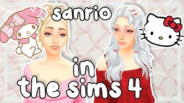 Creating Sanrio Characters in The Sims 4 ✧˖° speed cas